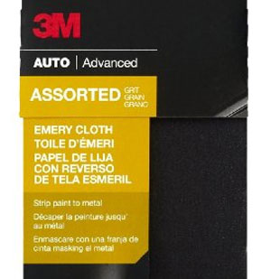 sand paper or emery cloth